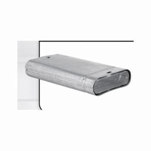 METAL-FAB® 6MO5 MO Series Type B Double Wall Oval Gas Vent Pipe, Aluminum, 6 in Dia x 5 ft L, Domestic