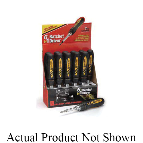 Cleanfit 72148 Six-in-One Ratcheting Screwdriver
