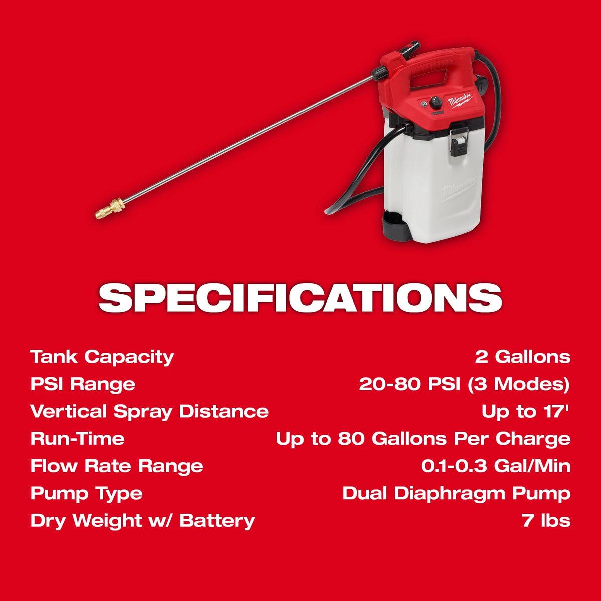 Sprayer - 2 gal Tank