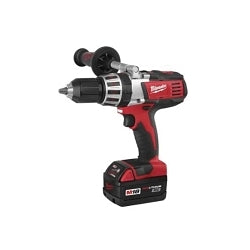 Milwaukee® M18™ 2610-24 High-Performance Cordless Drill/Driver Kit, 1/2 in Chuck, 18 VDC, 0 to 450 rpm, 0 to 1800 rpm No-Load, 9-1/4 in OAL, Li-Ion Battery