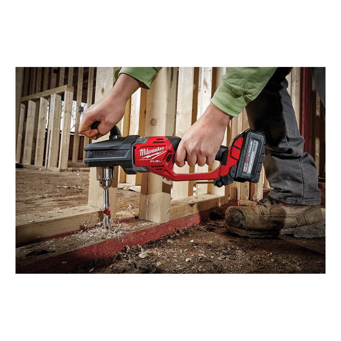 M18 Fuel Hole Hawg - Cordless Right Angle Drill Kit - 18 V