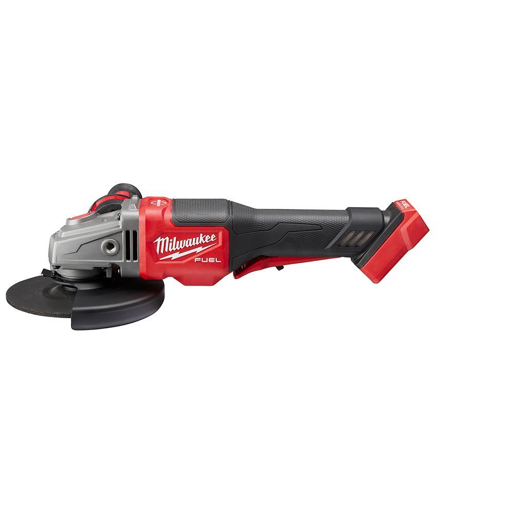 Milwaukee® M18 FUEL™ 2980-20 Braking Small Cordless Angle Grinder With Paddle Switch, 6 in Dia Wheel, 5/8 in Arbor/Shank, 18 V, Li-Ion Battery, Paddle Switch