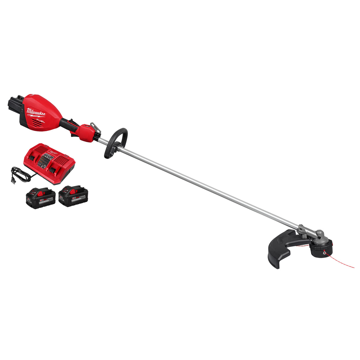 Milwaukee® 3006-22 M18 FUEL™ String Trimmer Kit, 15 to 17 in W Cutting, Straight Shaft, 0.08 in Dia Line, Bump Feed Line Advance