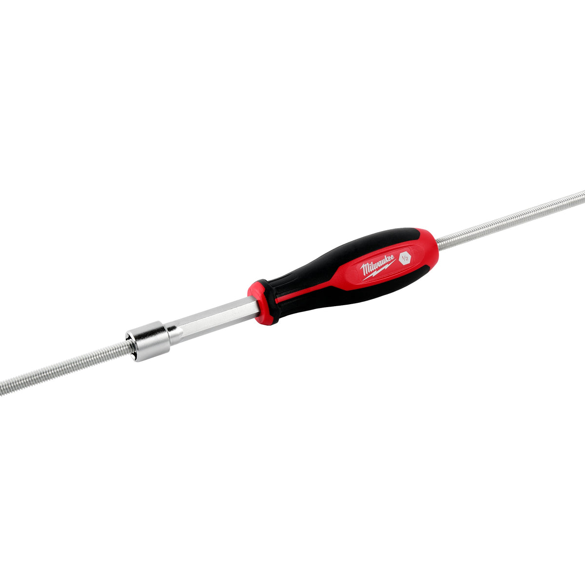 Milwaukee® 48-22-2542 HollowCore™ Magnetic Nut Driver Set, 1/4, 5/16 in, 2 Pieces, 3.94 in OAL, Forged Steel/Polypropylene, Chrome Plated