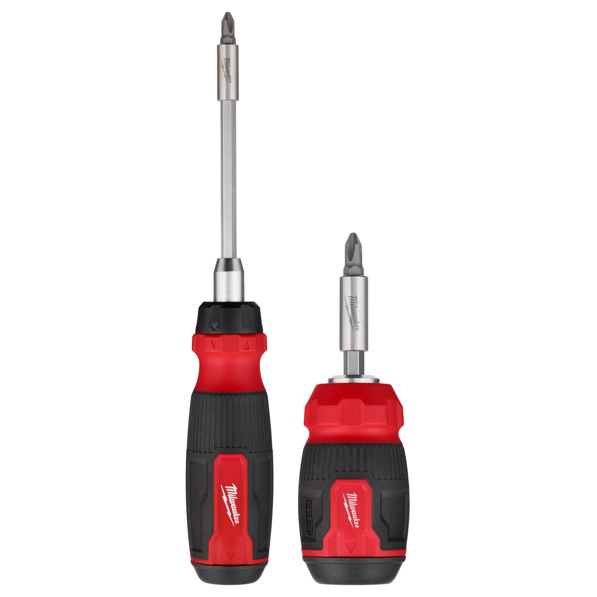 Milwaukee® 48-22-2906 Multi-Bit Screwdriver Set, 2 Pieces, No, Yes, Plastic, Chrome