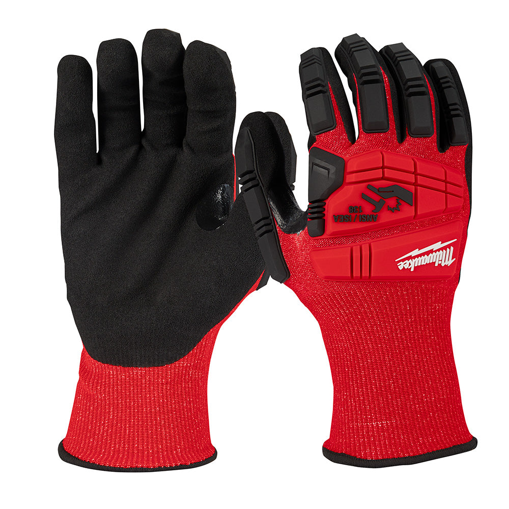 Milwaukee® 48-22-8973 High Visibility Work Gloves, XL, PVC, ANSI Cut-Resistance Level: 3