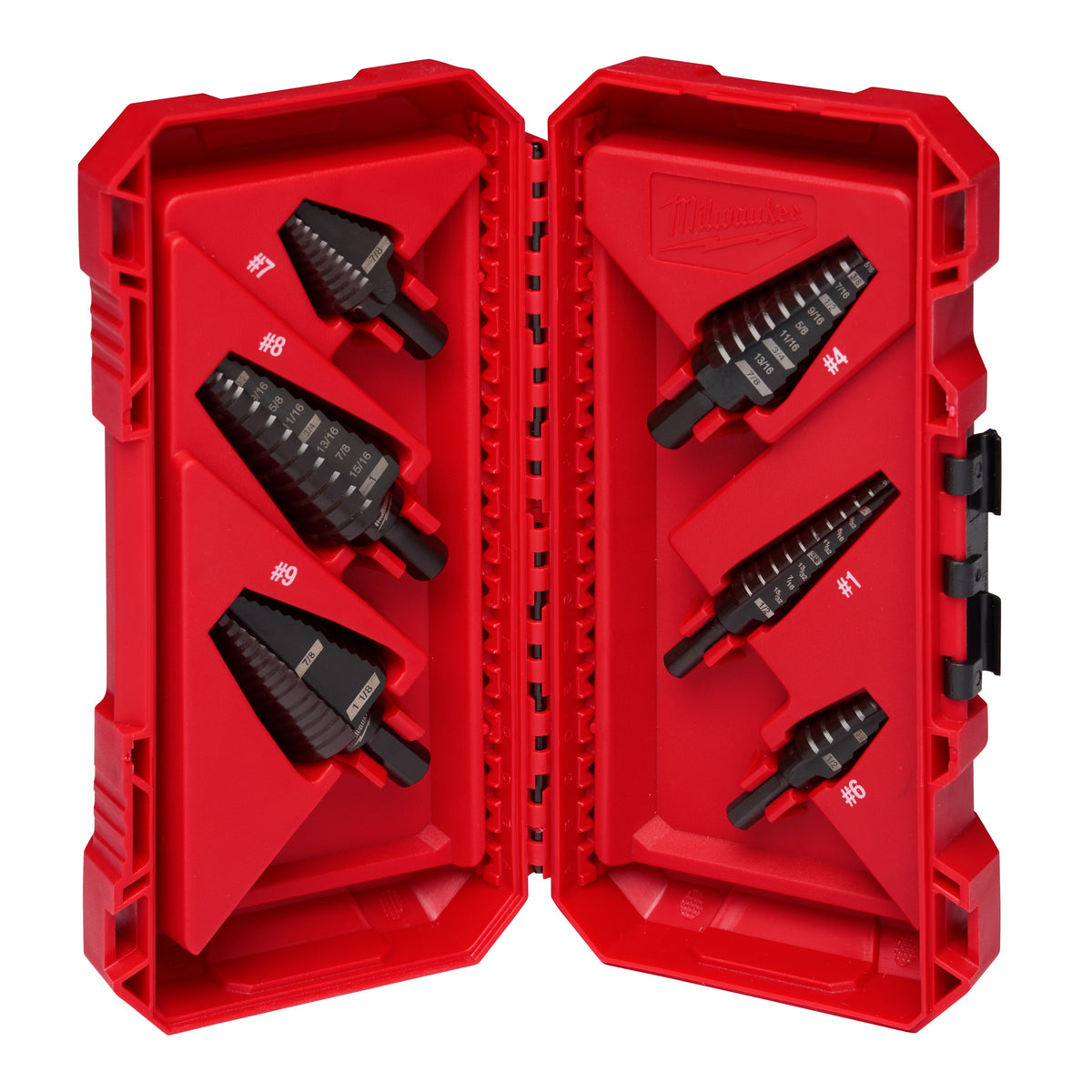 Step Drill Bit Set - 6 Pieces