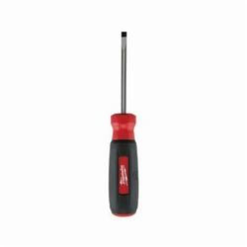 Milwaukee® 48-22-2031 Screwdriver, 3/16 in Cabinet Point, Steel Shank, 7 in OAL, Rubber Handle, Polished Chrome