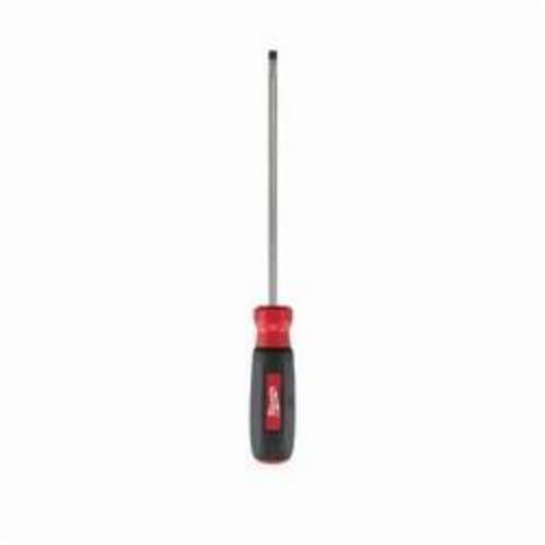 Milwaukee® 48-22-2032 Screwdriver, 3/16 in Cabinet Point, Steel Shank, 10 in OAL, Rubber Handle, Polished Chrome