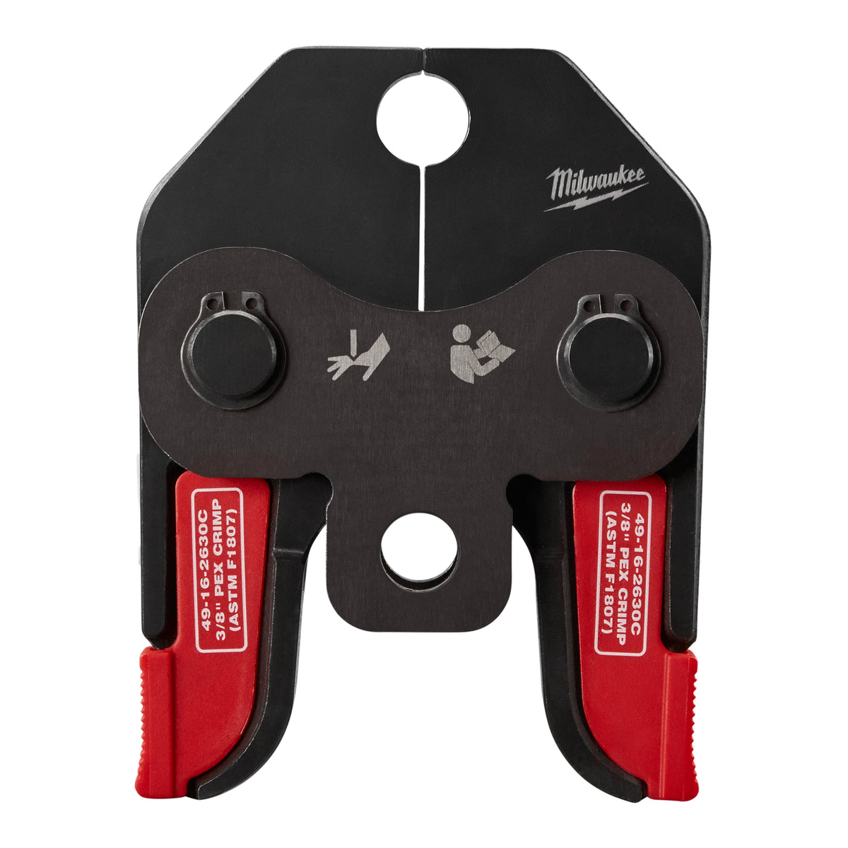 Milwaukee® 49-16-2630C PEX Crimping Jaw, For Use With M18™ Short Throw Press Tool, F1807 and F2159 Fitting System, 3/8 in Jaw Capacity, Steel