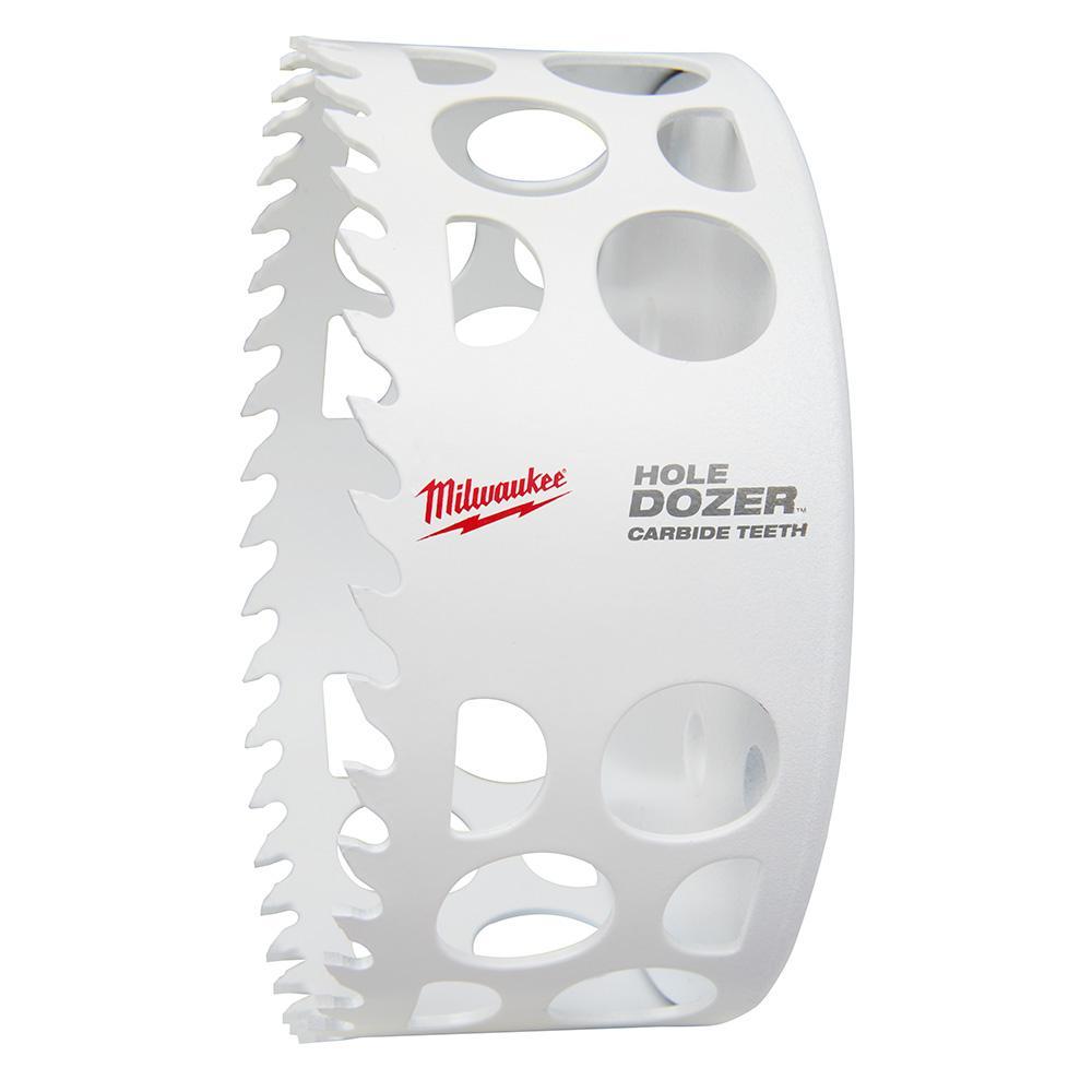 Milwaukee® HOLE DOZER™ 49-56-0743 Multi-Purpose Hole Saw, 4-1/8 in Dia, 1-5/8 in D Cutting, Carbide Cutting Edge