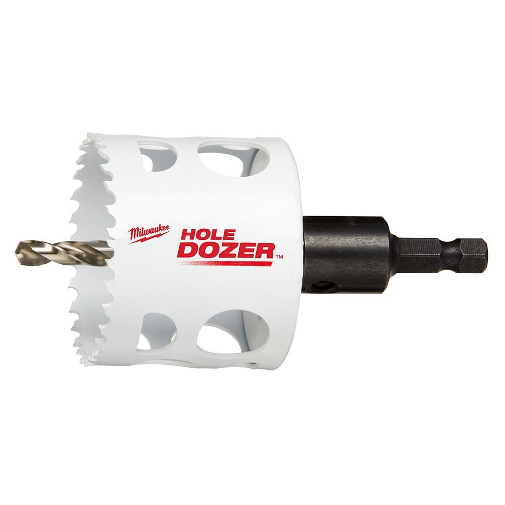 Milwaukee® HOLE DOZER™ Ice Hardened™ 49-56-5167 Hole Saw, 2-1/4 in Dia, 1-5/8 in D Cutting, Bi-Metal/8% Cobalt Cutting Edge