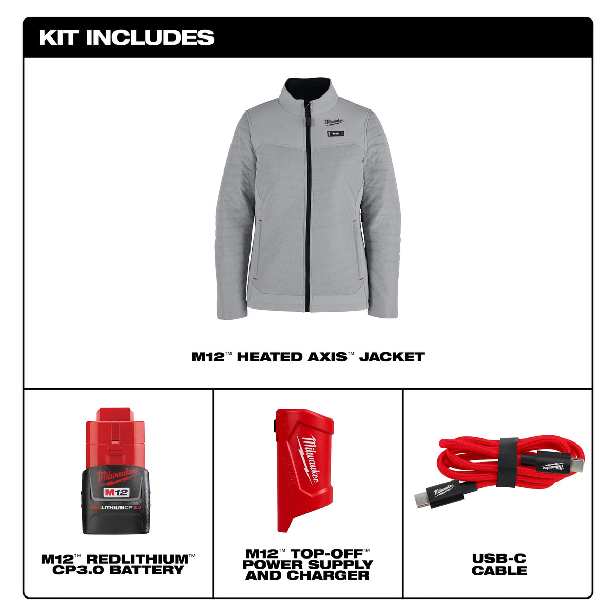 Cordless Jacket Kit - Gray