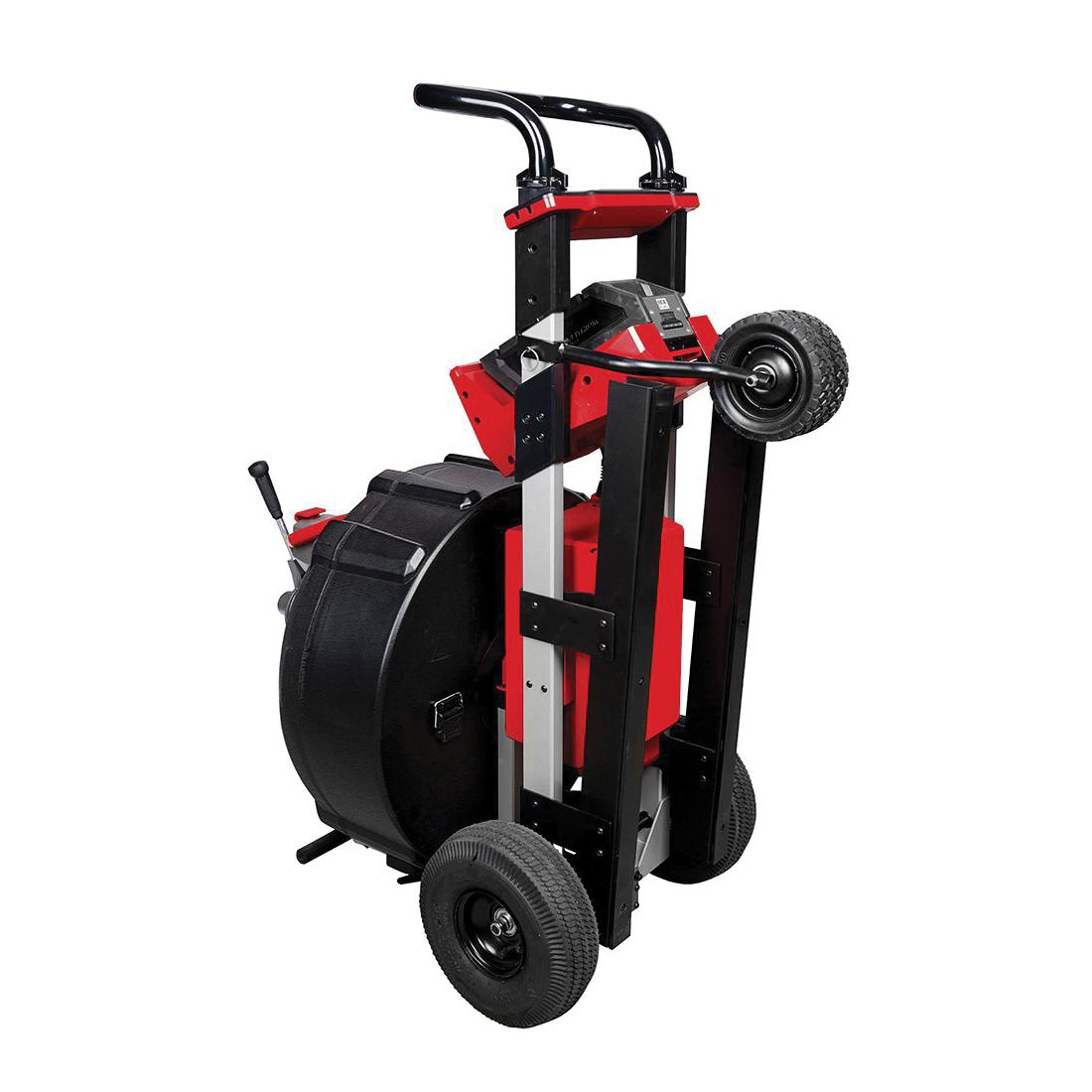 Milwaukee® MXF500-1CP MX FUEL™ Rust-Resistant Sewer Drum Machine, 3/4 in Drain Line, 200 ft Max Run, Aluminum/HDPE/PP/Steel Housing