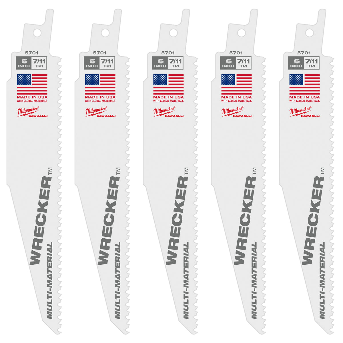 Purpose Tapered Back Reciprocating Saw Blade - Bi-Metal