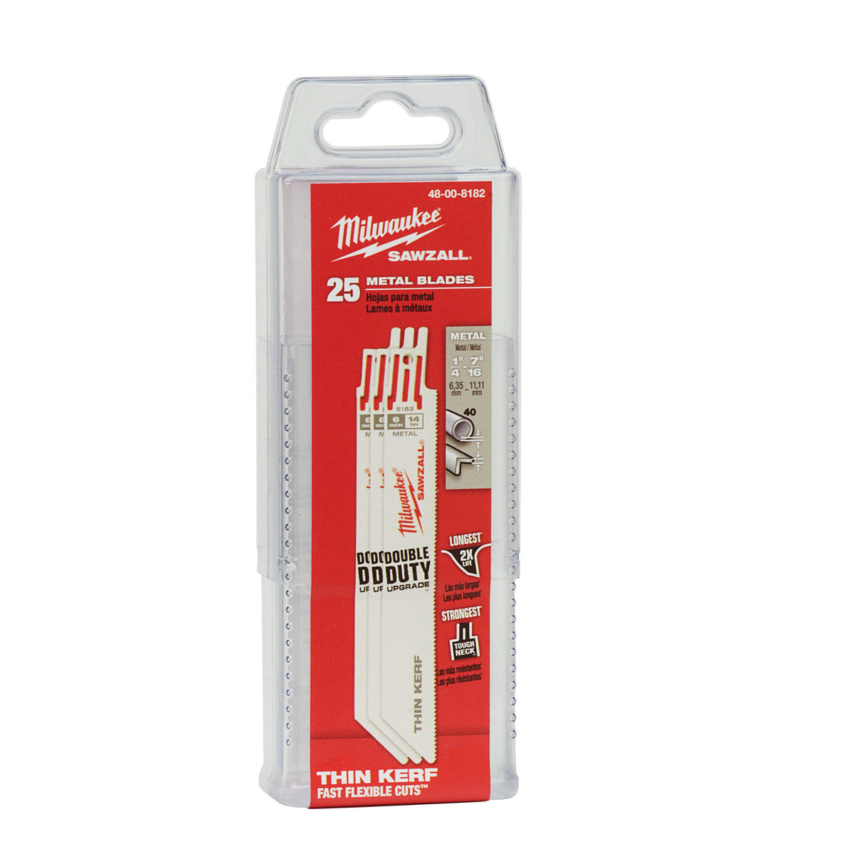 Double Duty Thin Kerf Reciprocating Saw Blade - 14 TPI