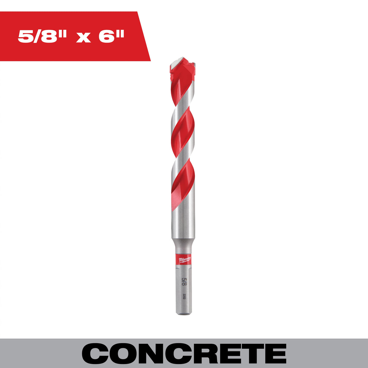 Shockwave - Single Ended Hammer Drill Bit - 5/8" Drill Bit