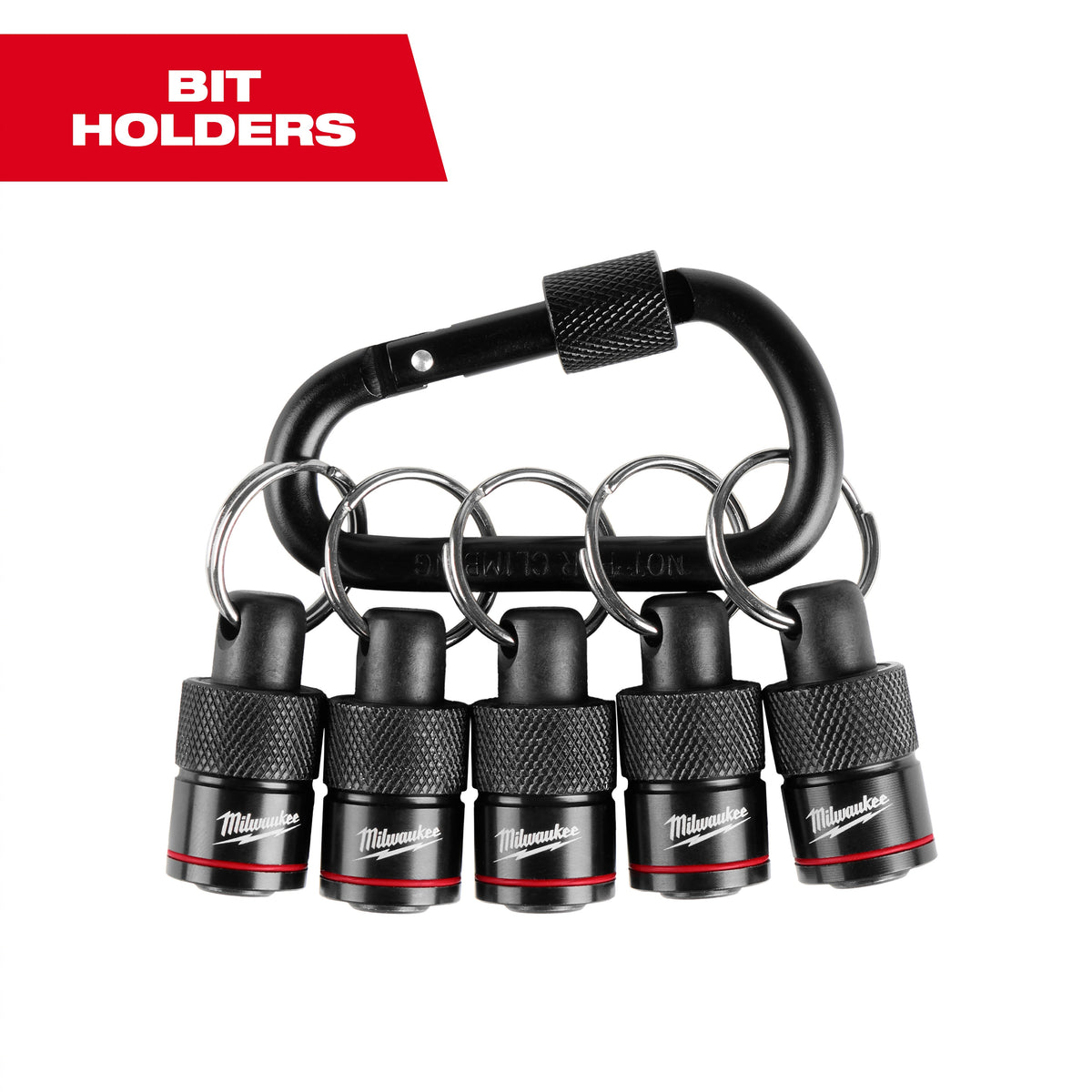 Bit Holder with Carabiner - 48-32-4537