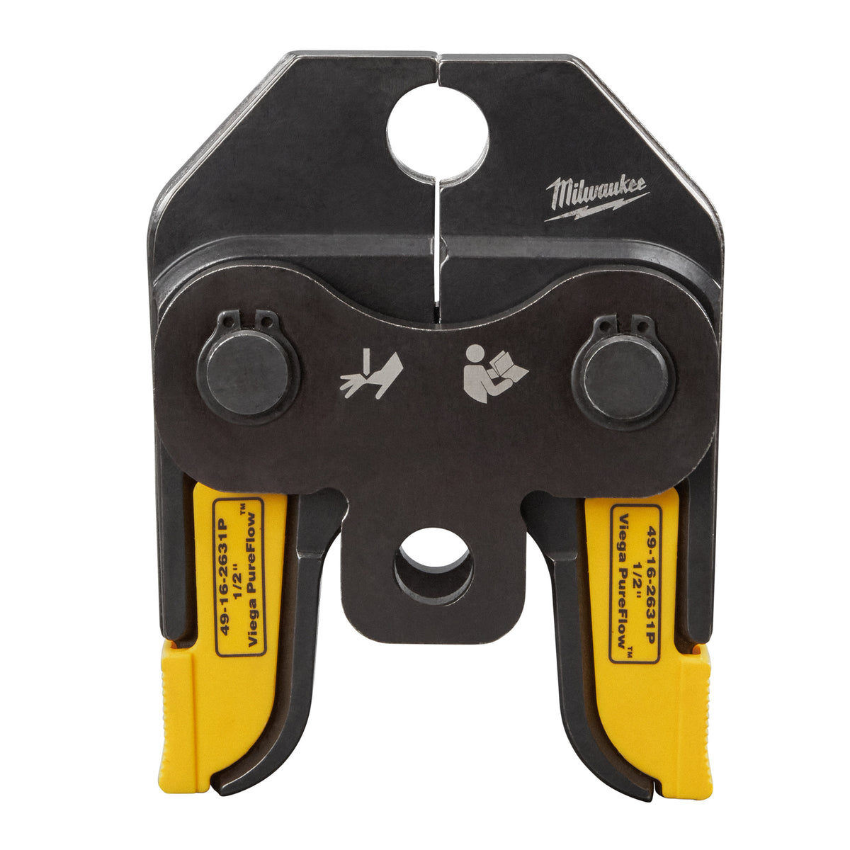 Milwaukee® Viega PureFlow® 49-16-2631P Press Jaw, For Use With M18™ Short Throw Press Tool and Viega PureFlow™ Fitting System, 1/2 in Jaw Capacity, Steel