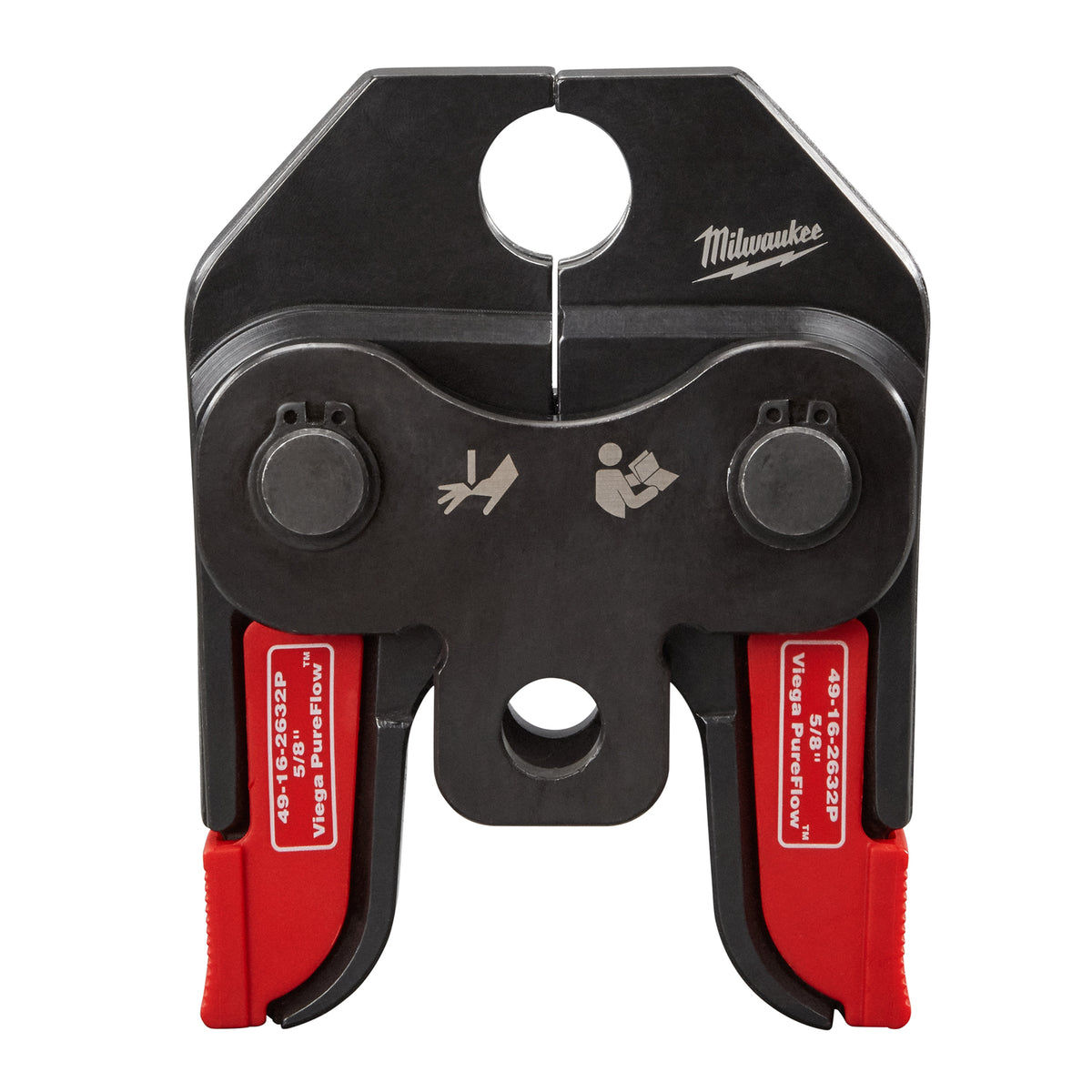 Milwaukee® Viega PureFlow® 49-16-2632P Press Jaw, For Use With M18™ Short Throw Press Tool and Viega PureFlow™ Fitting System, 5/8 in Jaw Capacity, Steel