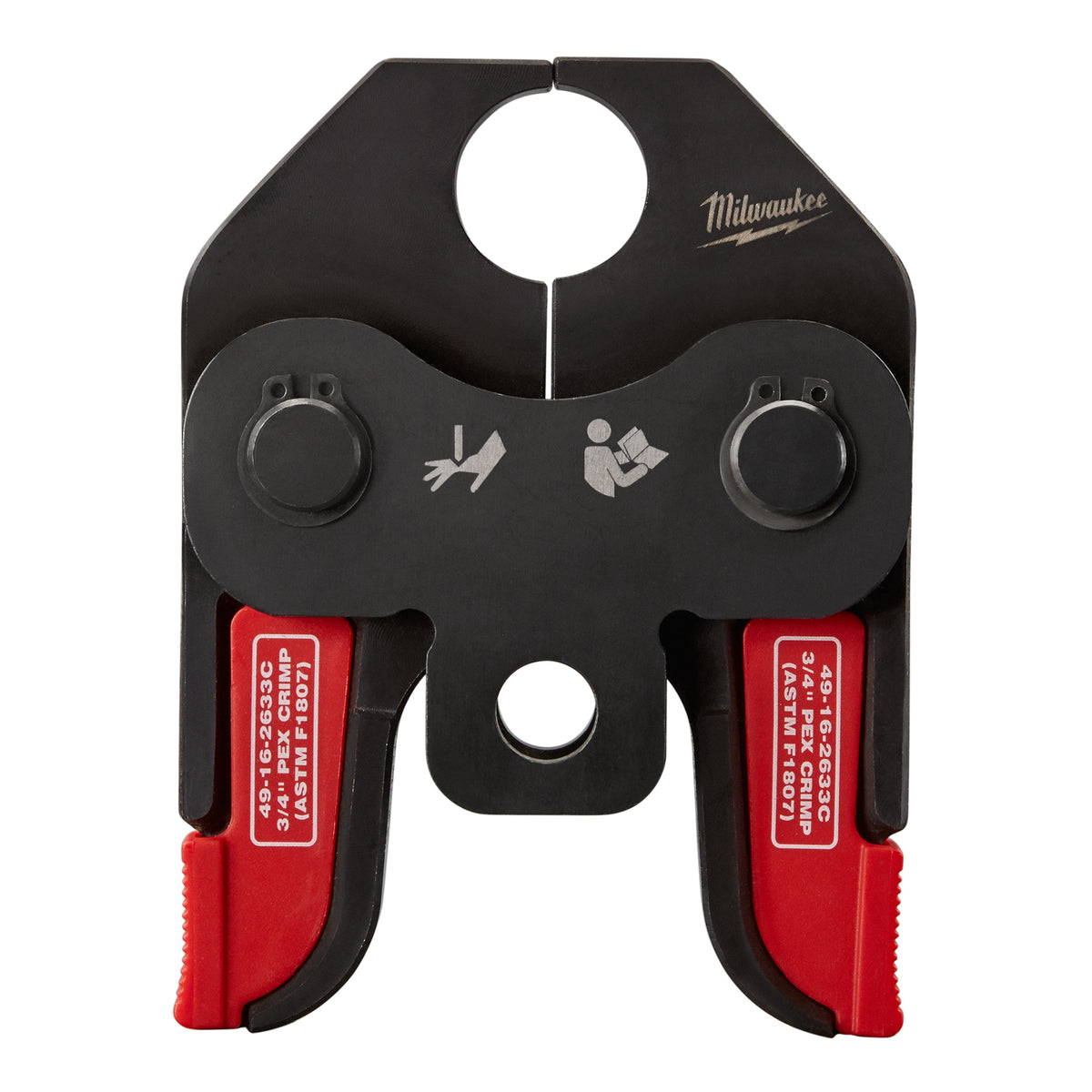 Milwaukee® 49-16-2633C PEX Crimping Jaw, For Use With M18™ Short Throw Press Tool, F1807 and F2159 Fitting System, 3/4 in Jaw Capacity, Steel