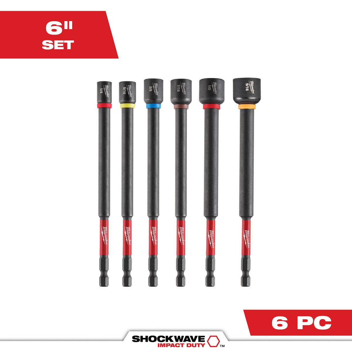 Shockwave Impact Duty - Magnetic Nutdriver Set - Alloy Steel