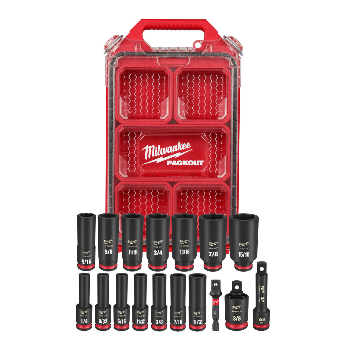 49-66 Socket Packout Set - 17 Pieces - Steel