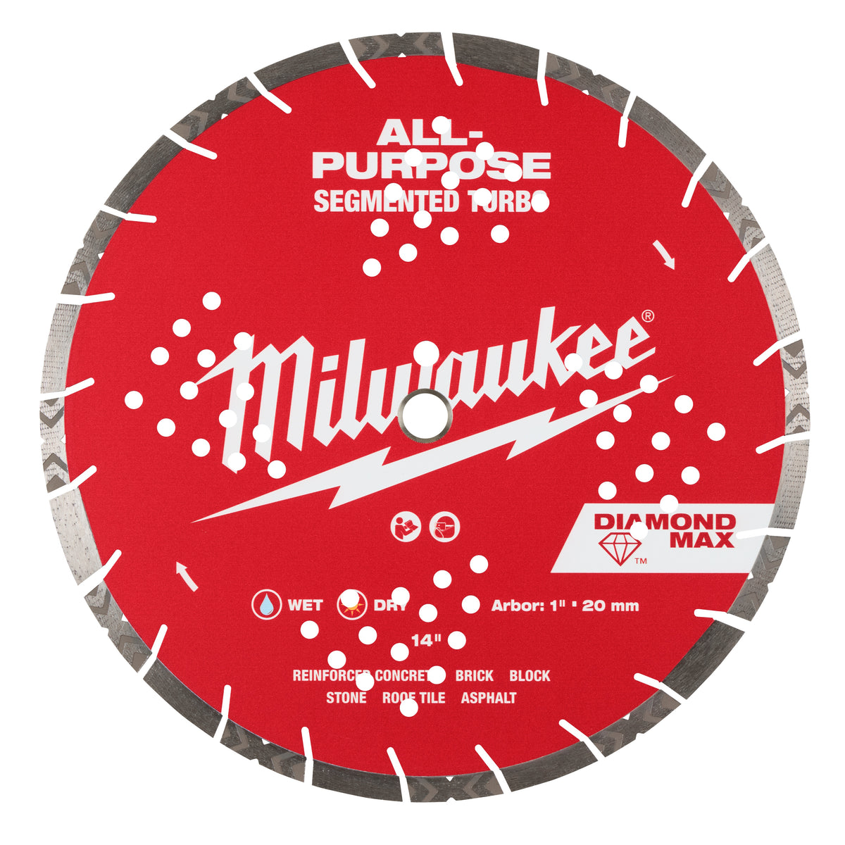 Segmented Turbo Circular Diamond Saw Blade - 49-93-7140