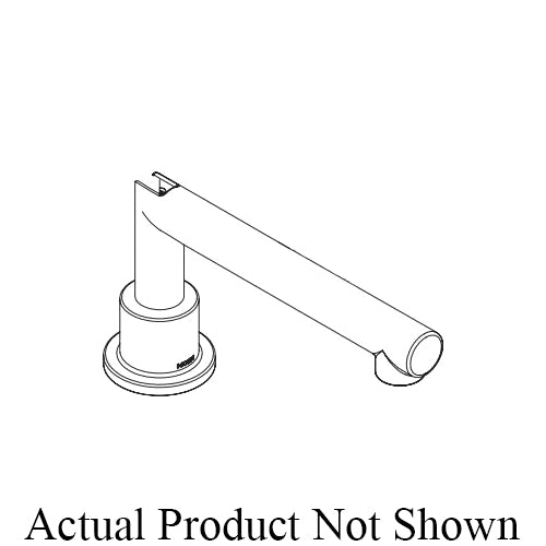 Moen® 165909BL Arris™ Diverter Spout Kit, For Use With Arris™ TS93003 2-Handle Roman Tub Trim, Matte Black, Domestic