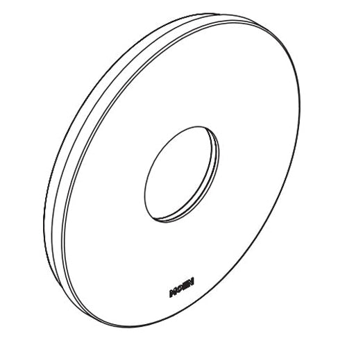 Moen® 168683BL Escutcheon, For Use With Arris™ ExacTemp® TS33003 3/4 in Flow Valve Trim, Arris™ ExacTemp® TS33002 3/4 in Valve Trim Only and Arris™ ExacTemp® TS33001 Shower Trim Only, Matte Black, Domestic