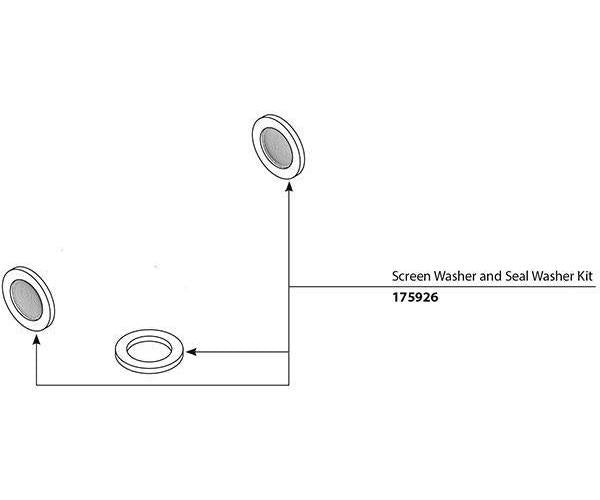 Moen® 175926 Service Kit, For Use With Model 104451/104465/104466 Thermostatic Mixing Valve, Import