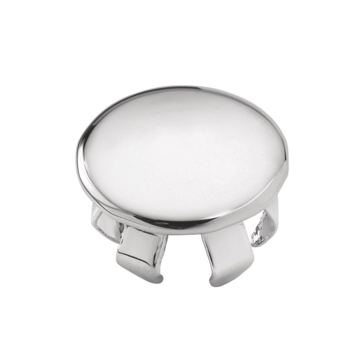 Override Plug Button - Polished Chrome