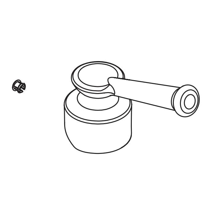 Moen® 185807NL Handle Kit, For Use With Belfield™ 6402 1-Handle Vessel Lavatory Faucet, Polished Nickel, Domestic
