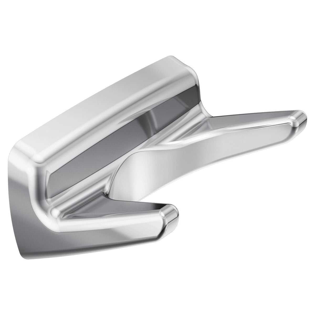 Moen® P5030 Contemporary Robe Hook, Donner, 2 Hooks, 2-3/8 in OAW x 1-3/4 in OAD x 1-1/2 in OAH, Zinc Alloy, Import
