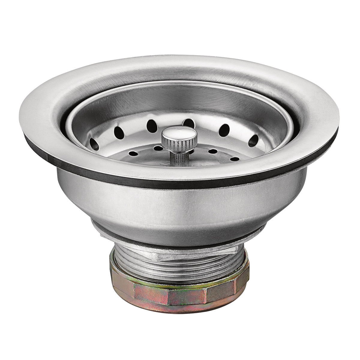 Drop-in Basket Strainer with Drain Assembly - 3-1/2"