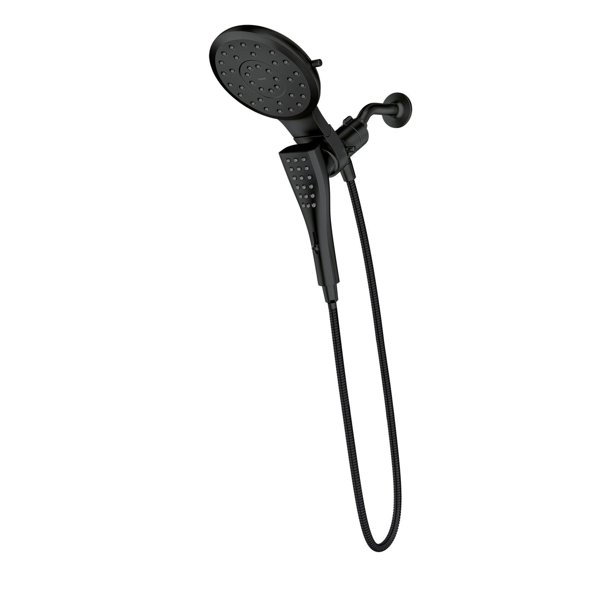 Moen® 220C3EPBL 220C3EP Verso Standard With Handshower Spray Head, 1.75 gpm Max Flow, 8 Sprays, 7 in Head, 1/2 in Connection