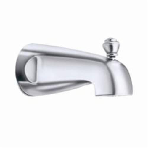Moen® Diverter Tub Spout, 5-1/2 in L, For Use With Monticello® Posi-Temp® T2442 1-Handle Tub/Shower Valve, 1/2 in C Connection, Metal, Domestic