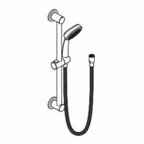 Hand Shower - 4" Dia 1-Function Shower Head - 2.5 GPM