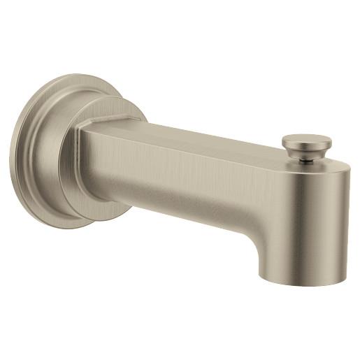 Moen® 4325BN 4325 Greenfield™ Hardware Diverter Spout, 1/2 inch Connection Size, Metal, Brushed Nickel, Domestic
