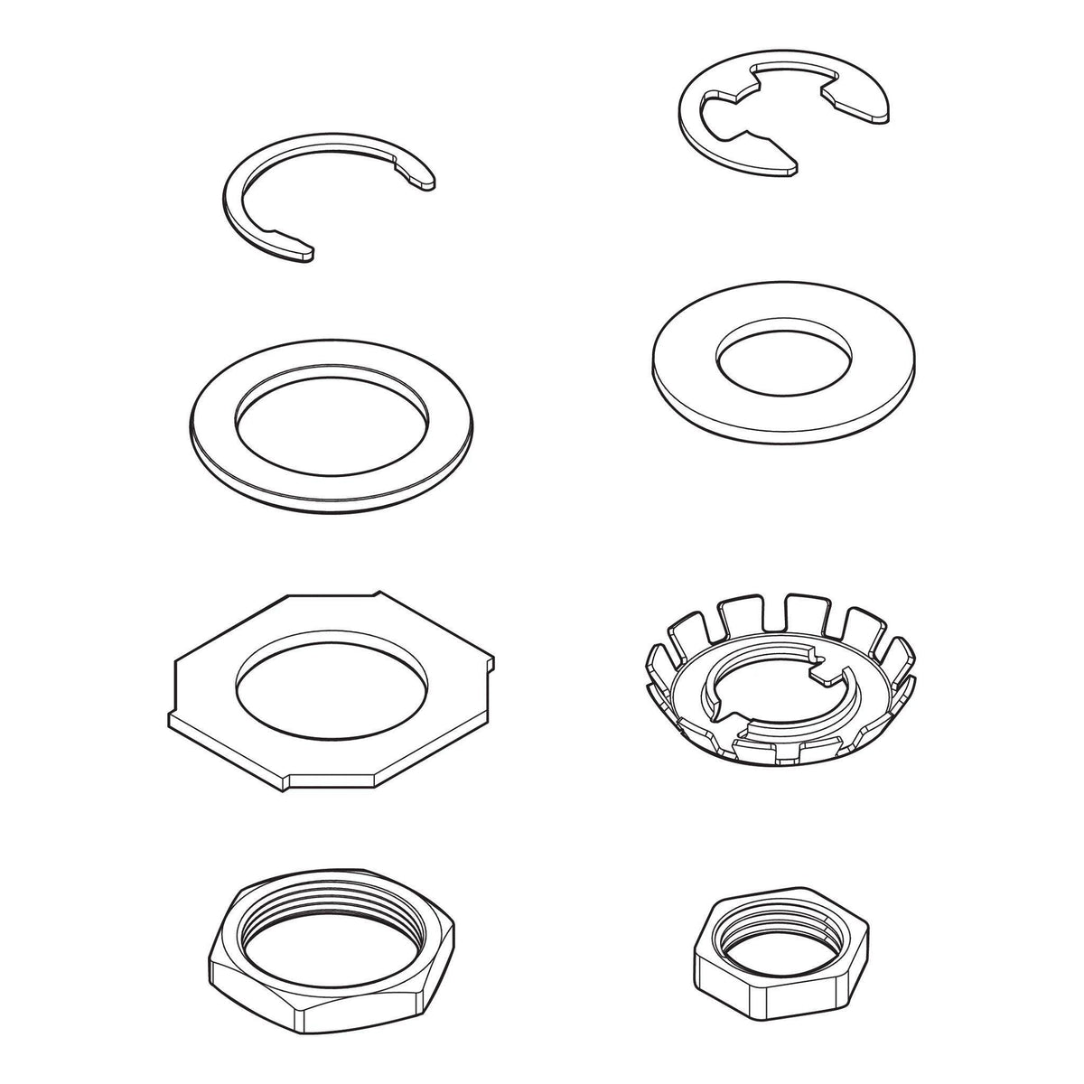 Moen® 52015 Replacement Faucet Aerator Kit, For Use With Model 8106/8116/8103/8113 1 and 2-Handle Laboratory Faucet, Brass, Polished Chrome, Import, Commercial