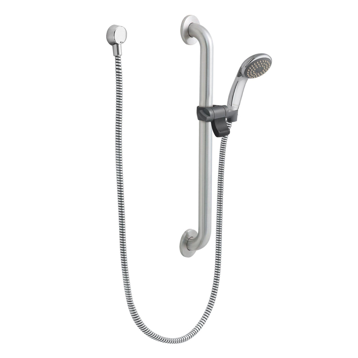 Moen® 52224GBP25 Handheld Shower, 3-1/4 in Dia 1-Function Shower Head, 2.5 gpm, 59 in L Hose, Polished Chrome/Stainless Steel, Domestic