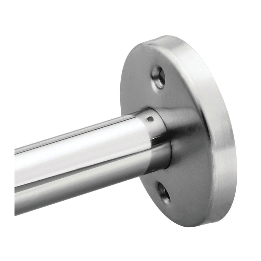 Moen® 58-5 Shower Rod, Donner, 1 in Dia x 60 in L Rod/Track, Stainless Steel, Satin Stainless Steel, Import