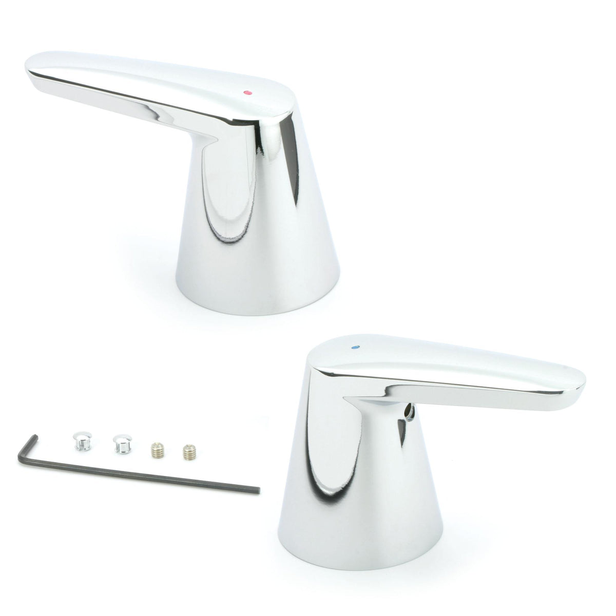 M-Bition - Hot and Cold Handle Kit - Polished Chrome