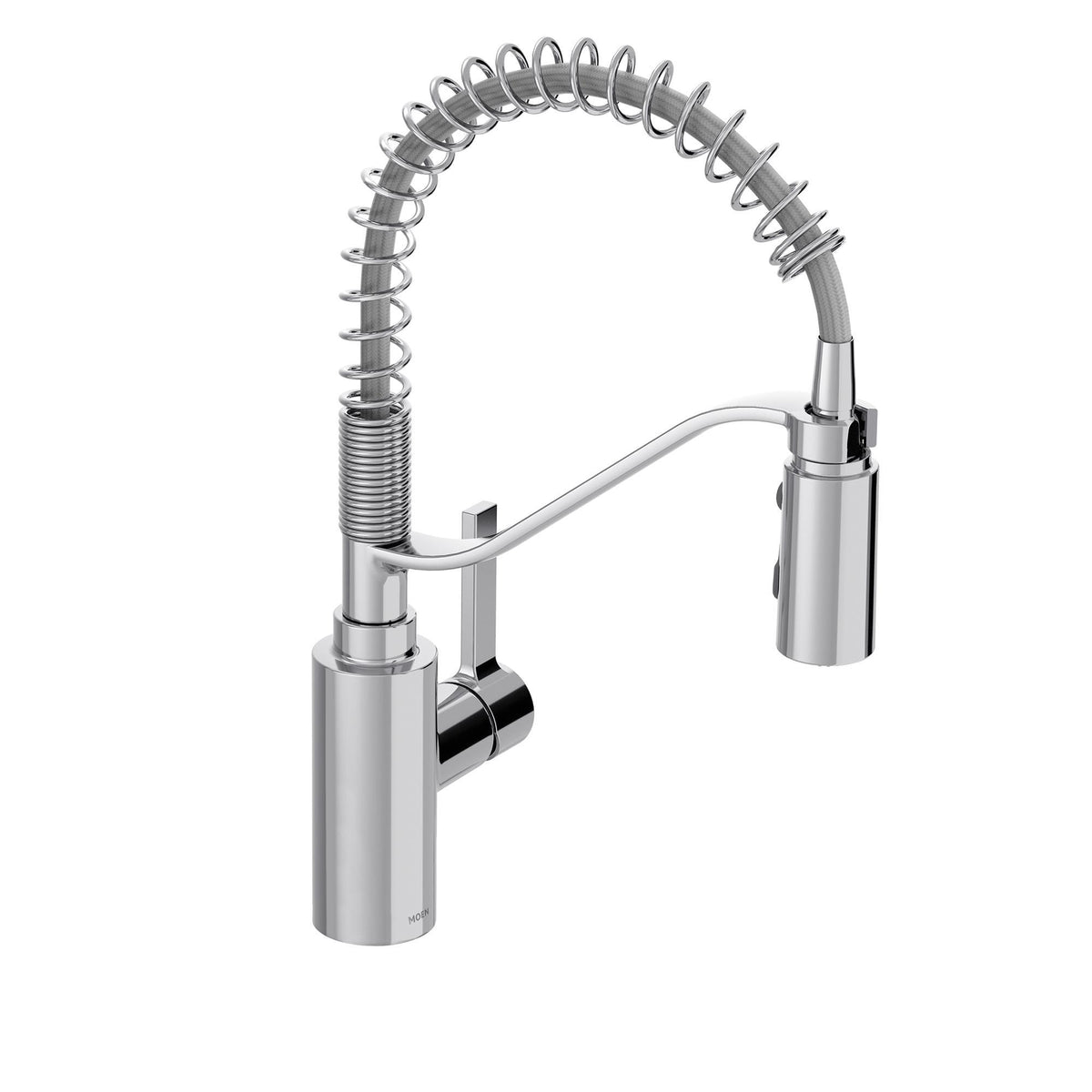 Moen® 5926 Genta LX Pull-Down Kitchen Faucet, Commercial, 1.5 gpm Flow Rate, High Arc Pull-Down Spout, Chrome, 1 Handles, Domestic