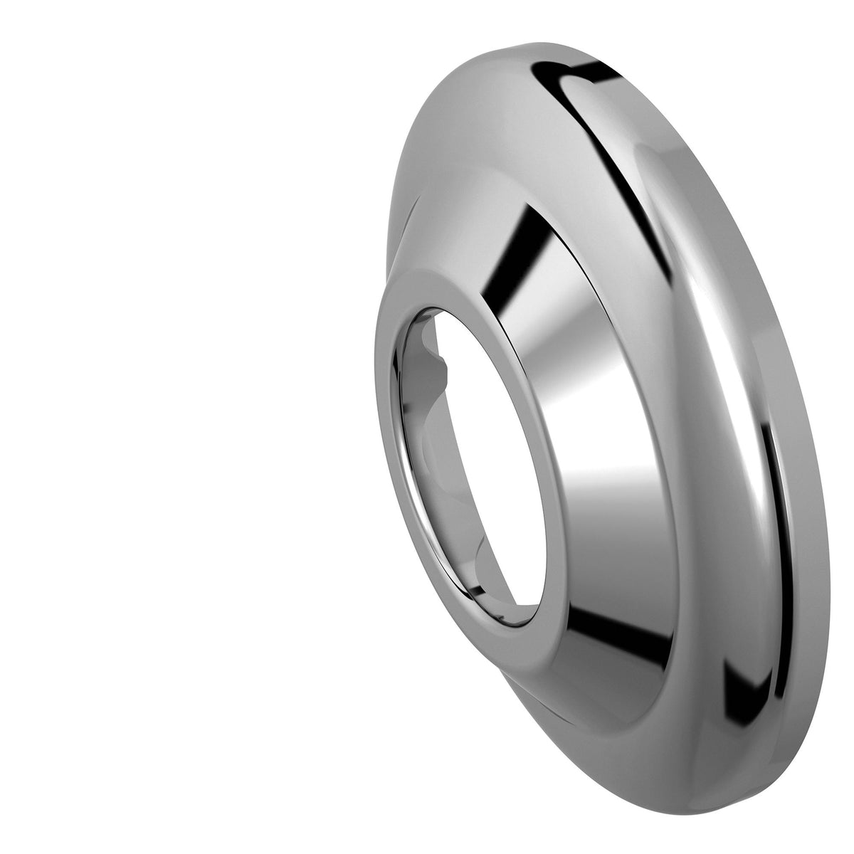 Moen® 61-5-SS Shower Rod With Flange, Donner Commercial, 1 in Dia x 5 ft L Rod/Track, Stainless Steel, Stainless Steel, Import