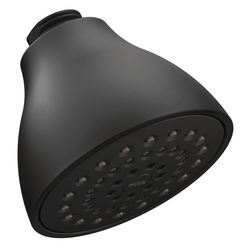 Moen® 6322BL Moenflo®XL Standard Spray Head, 2.5 gpm Max Flow, 1 Spray, Wall Mount, 3-3/4 in Dia x 3-1/4 in D Head, Domestic