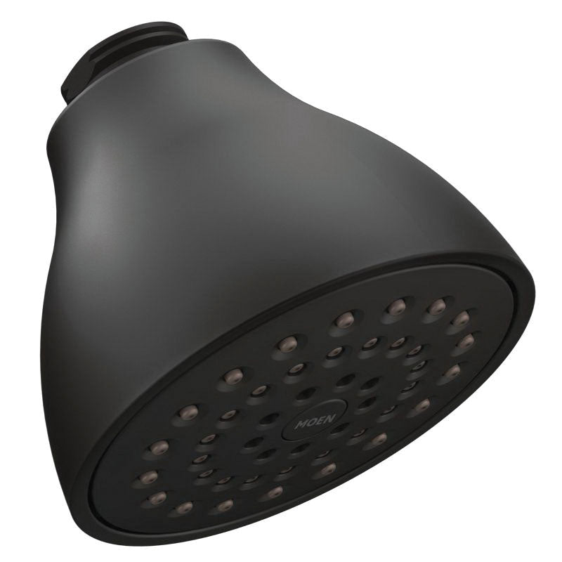 Moen® 6322EPBL Moenflo®XL Standard Eco-Performance Spray Head, 1.75 gpm Max Flow, 1 Spray, Wall Mount, 3-3/4 in Dia x 3-1/4 in D Head, Domestic