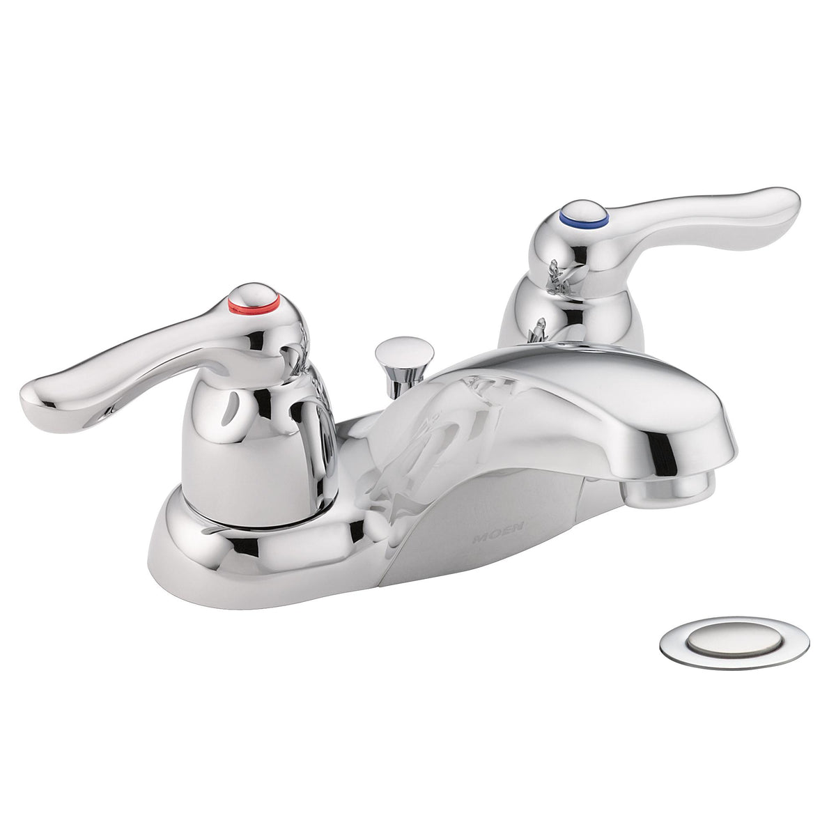 M-BITION Centerset Bathroom Faucet, 2 Handles, 1/2 in