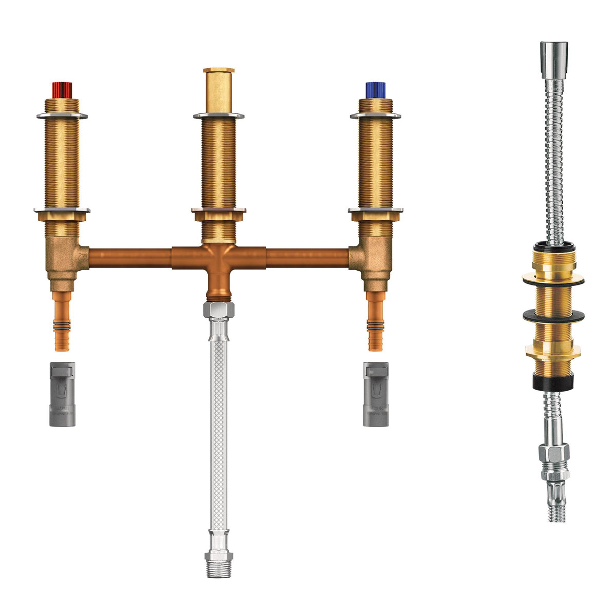 Roman Tub High Flow Rough-in Valve - with Shower Diverter