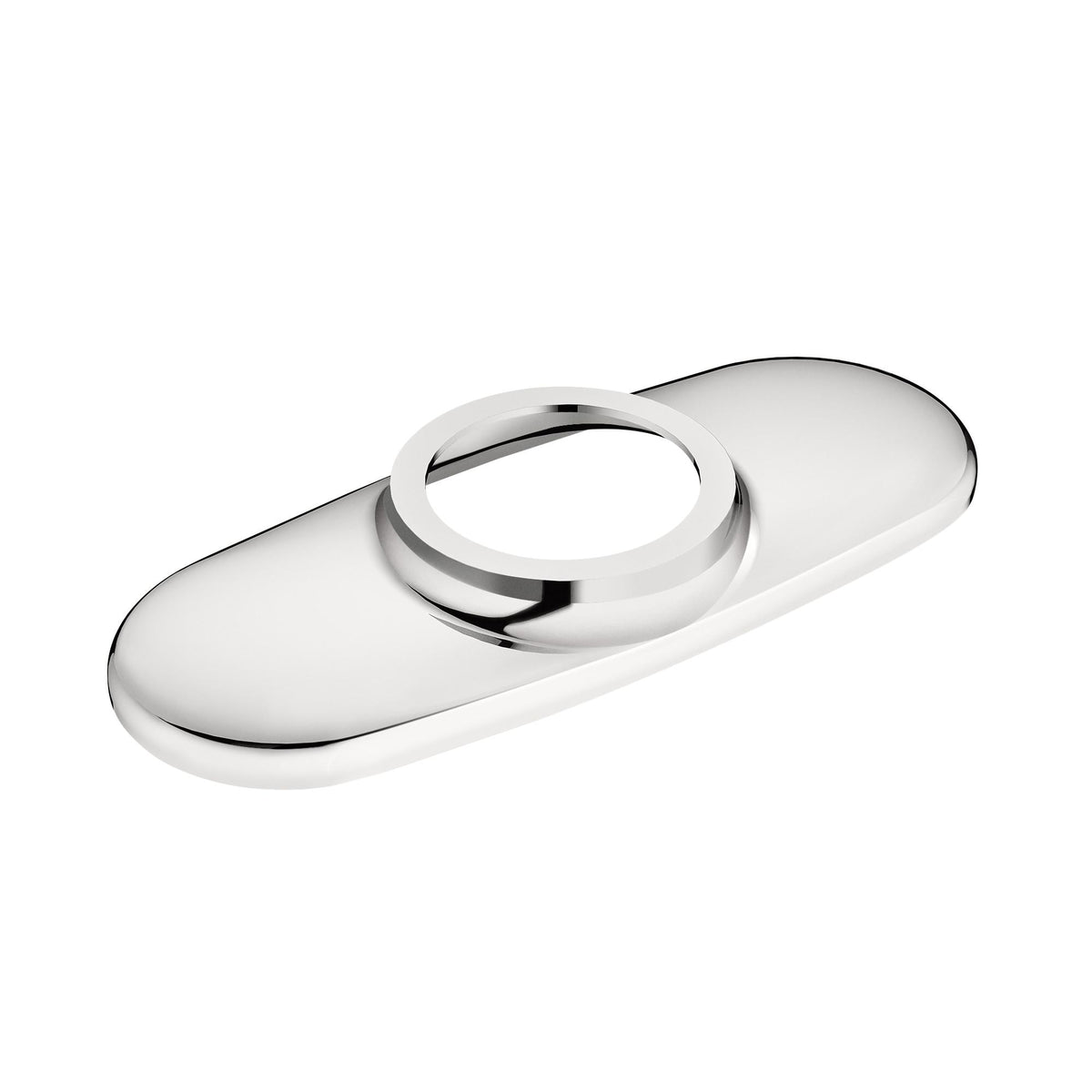 Moen® 99559 Deck Plate, M-POWER™, For Use With M-DURA® 9417F12 1-Handle Lavatory Faucet, 4 in, Polished Chrome, Import, Commercial